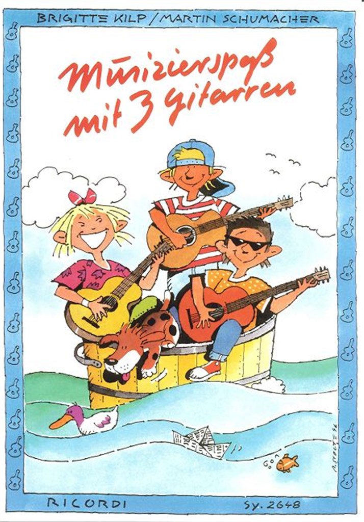 Musizierspaß mit 3 Gitarren